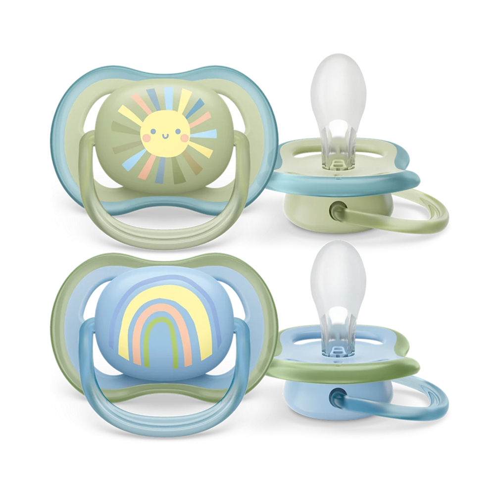 Philips AVENT 0-6m Ultra Air Pacifier, 2-pack