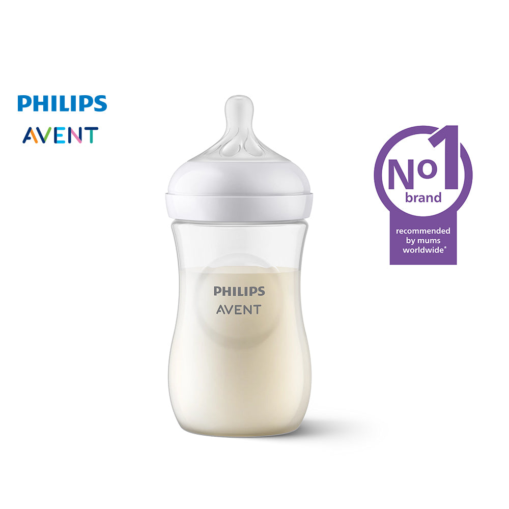 9oz Natural Response Baby Bottle Pink