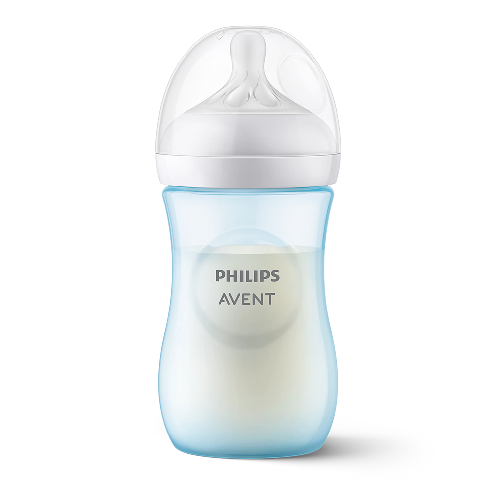 9oz Natural Response Baby Bottle Blue