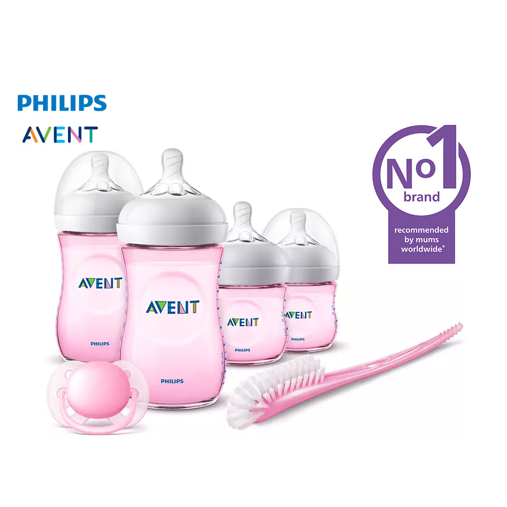 Natural Newborn Starter Set Pink