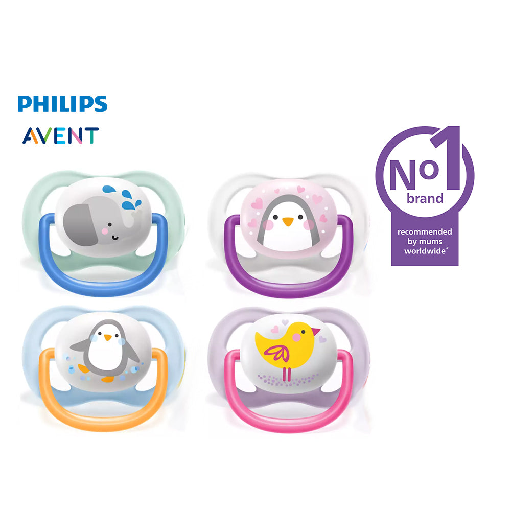 0-6m Ultra Air Pacifier, 2-pack