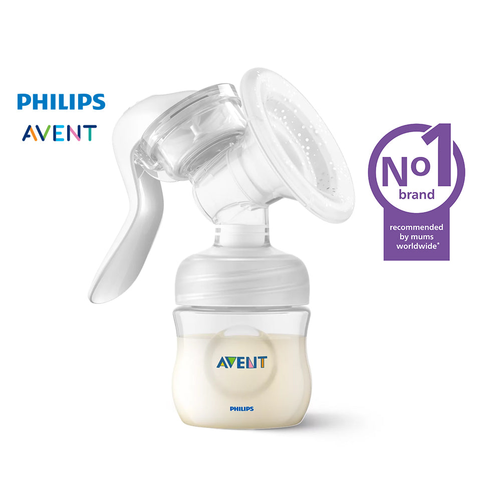 Manual Breast Pump with Bottle