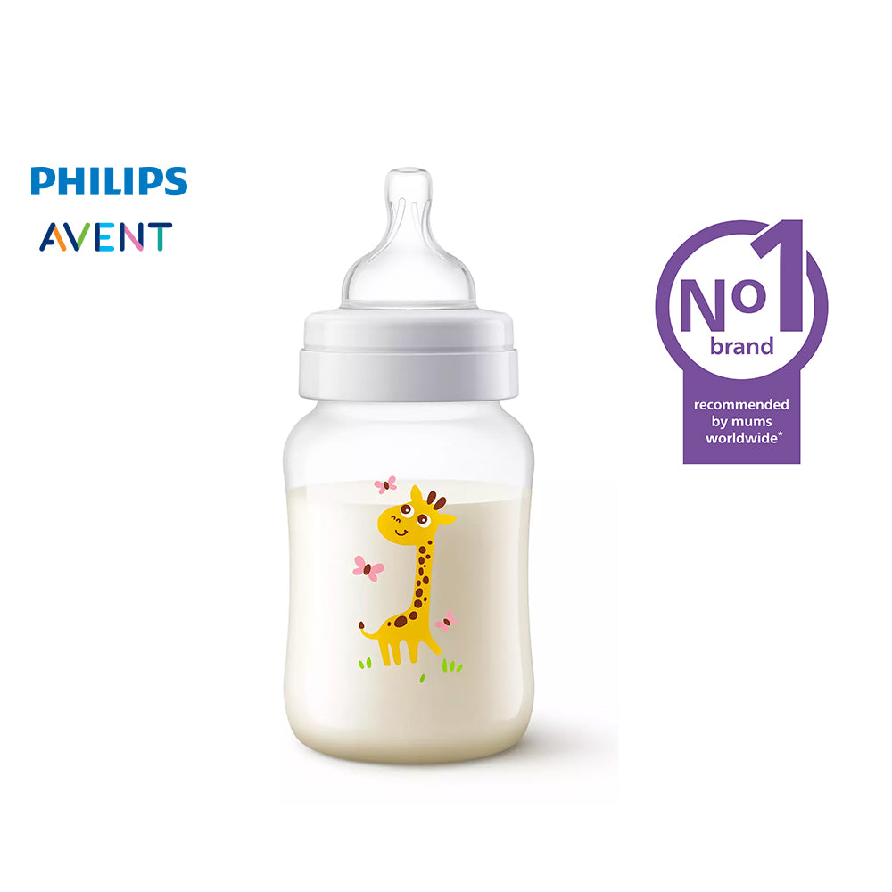 9oz Anti-colic Baby Bottle Giraffe