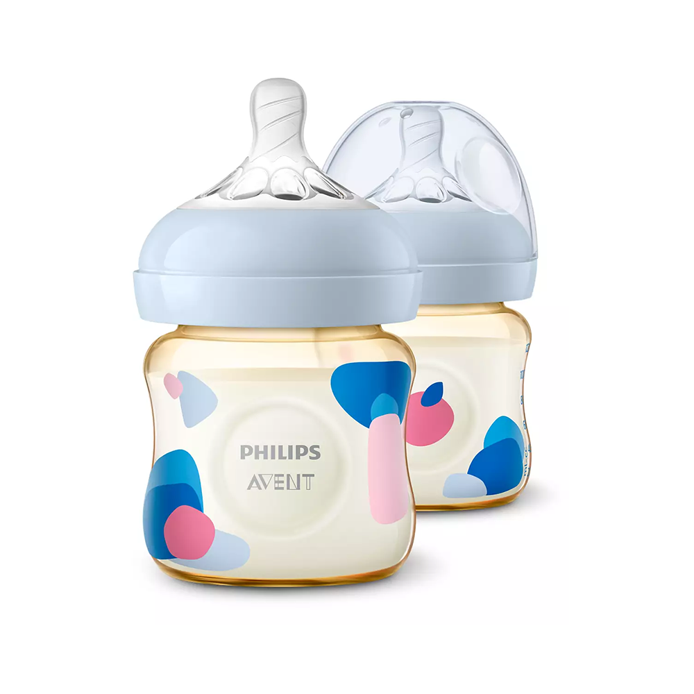 4oz Natural PPSU Premium Baby Bottle, 2-pack