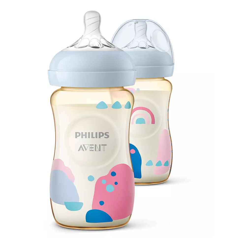 9oz Natural PPSU Premium Baby Bottle, 2-pack