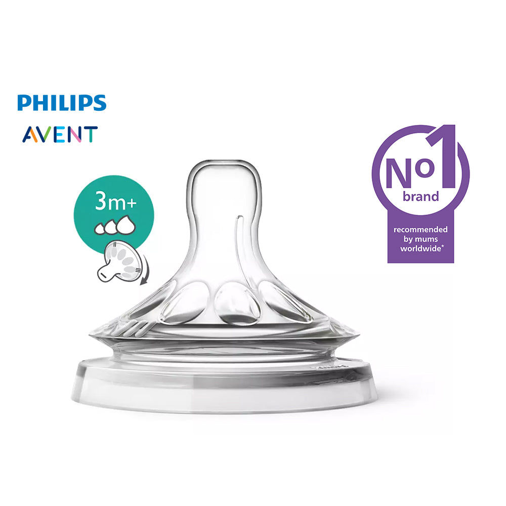 3m+ Natural Variable Flow Nipples, 2-pack