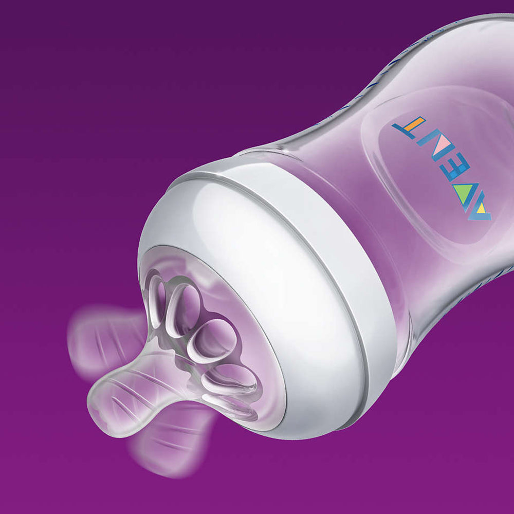 4oz Natural Baby Bottle Blue