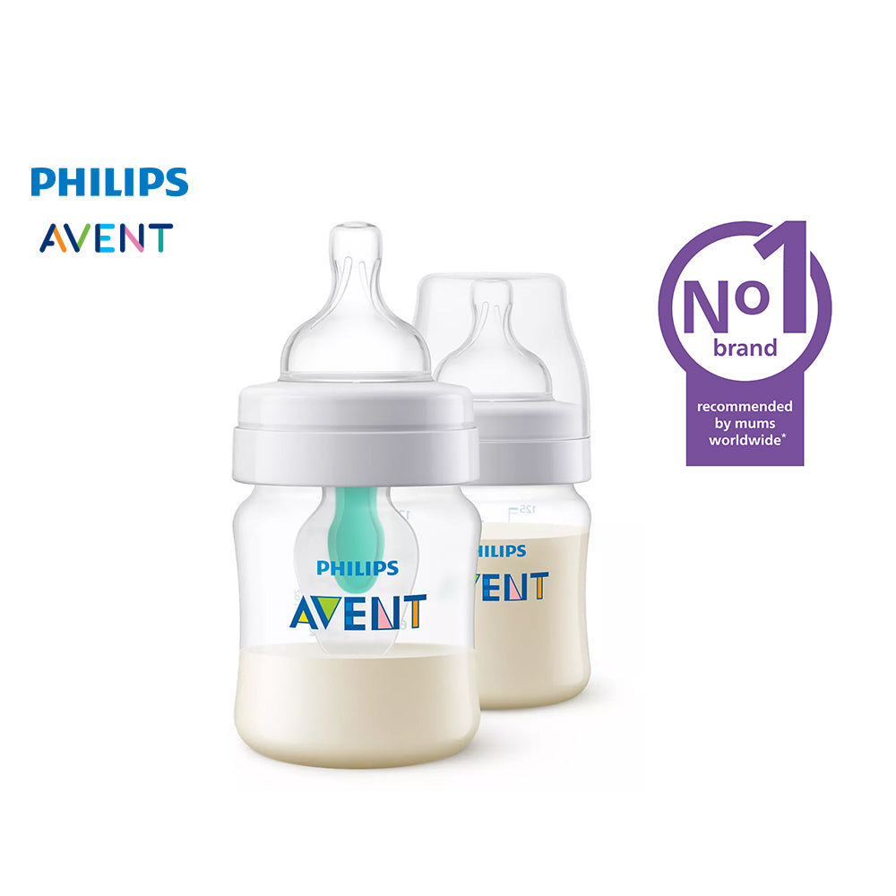 4oz Anti-colic Baby Bottle with AirFree™ Vent, 2-pack
