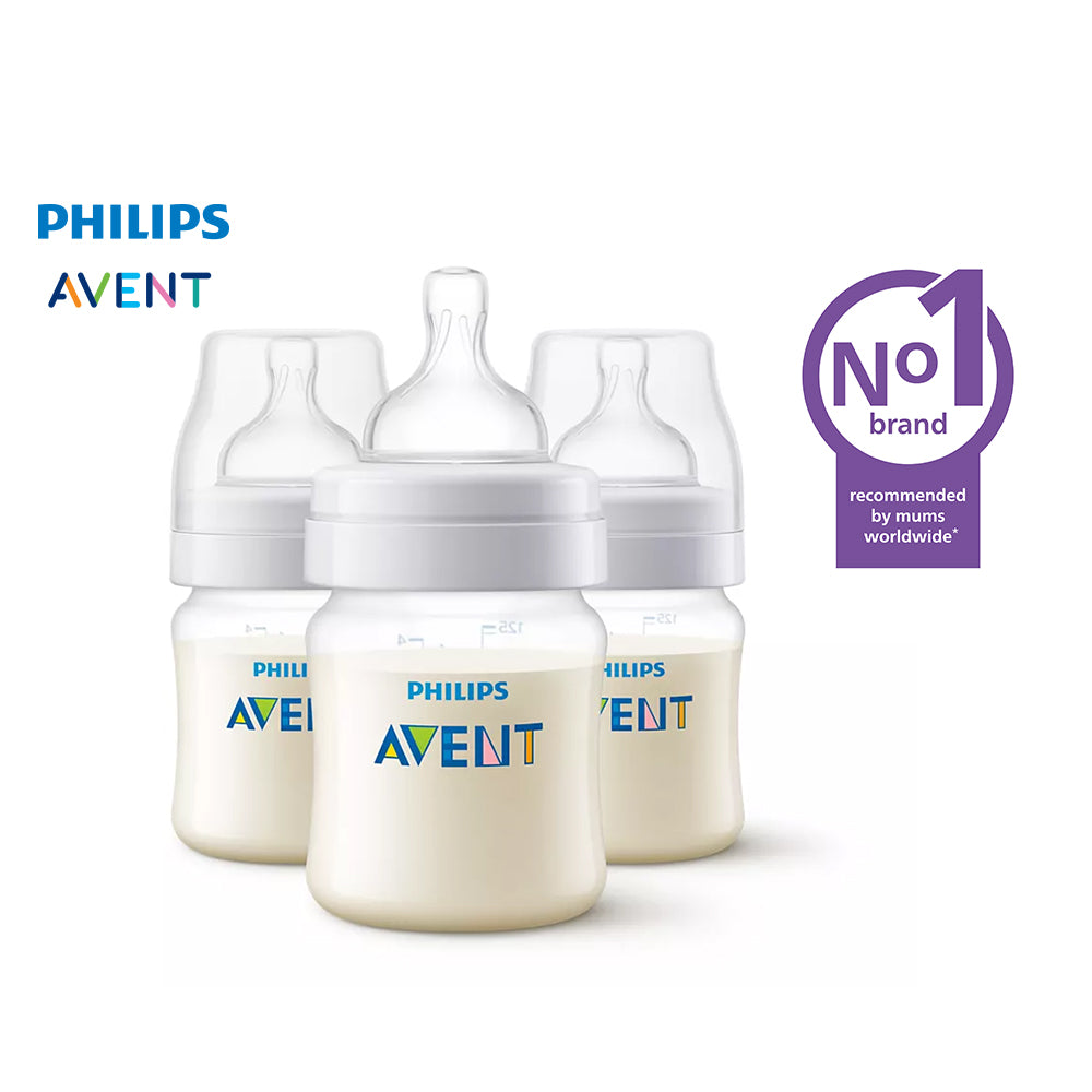 4oz Anti-colic Baby Bottle, 3-pack