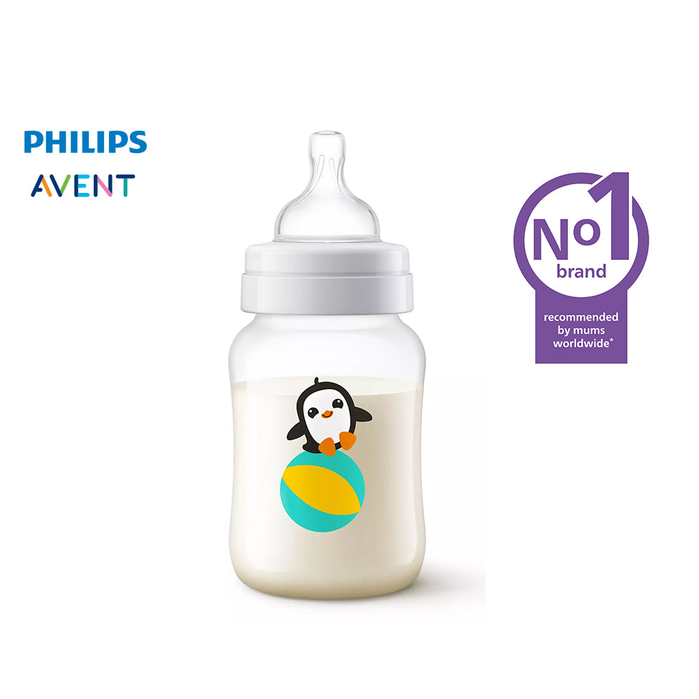 9oz Anti-colic Baby Bottle Penguin