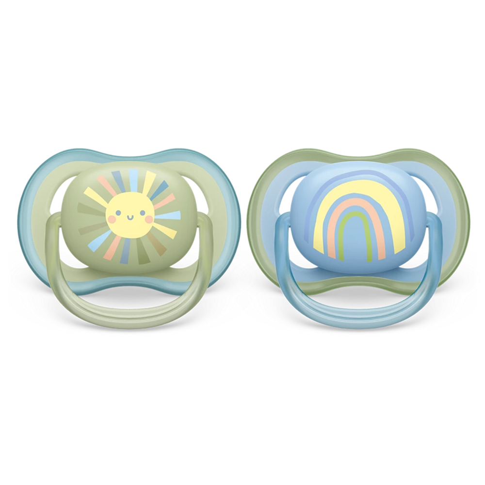 Philips AVENT 0-6m Ultra Air Pacifier, 2-pack